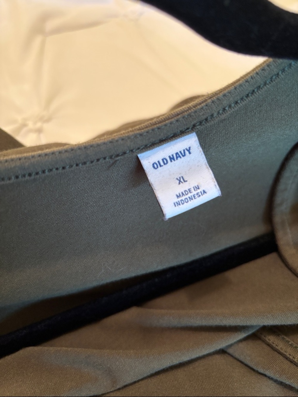 Old Navy Olive Green Wrap Maxi Dress - Picture 2 of 4